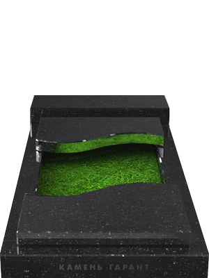 Плита гранитная для оригинального благоустройство могилы 